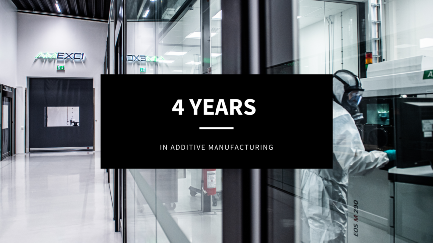 Celebrating 4 years of Additive Manufacturing Excellence for Industry